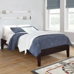 Modern Minimalist Wooden Bed Frame - Sturdy Bedroom Furniture