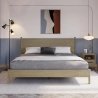 Minimalist Solid Wood Bed Frame with Headboard