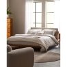 Modern Minimalist Fabric Sofa with Solid Wood Frame