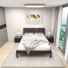 Modern Minimalist Wood Bed Frame Bedroom Furniture