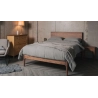 Minimalist Solid Wood Bed Frame with Headboard