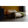 Solid Wood Minimalist Bed Frame for Modern Bedroom