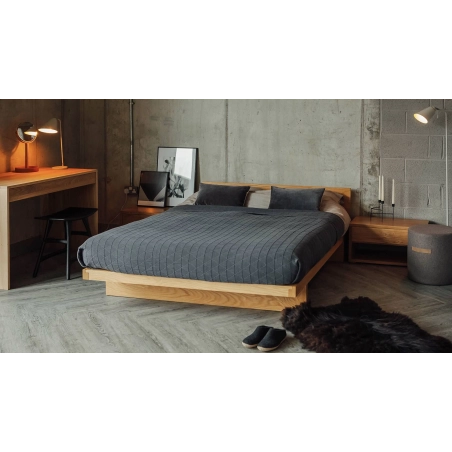 Minimalist Solid Wood Platform Bed Frame Bedroom Furniture
