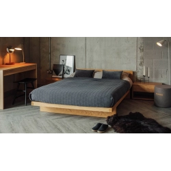 Minimalist Solid Wood Platform Bed Frame Bedroom Furniture