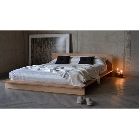 Solid Wood Minimalist Platform Bed Frame