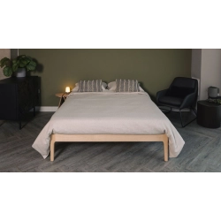 Minimalist Solid Wood Bed Frame Modern Bedroom Furniture