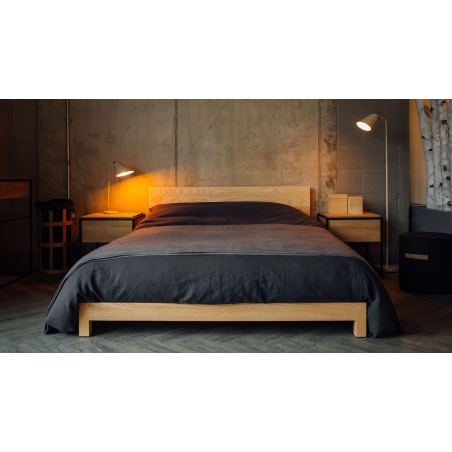 Minimalist Solid Wood Bed Frame | Modern Bedroom Furniture