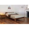 Solid Wood Modern Minimalist Platform Bed Frame with Headboard