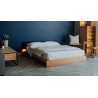 Modern Minimalist Wood Bed Frame for Bedroom