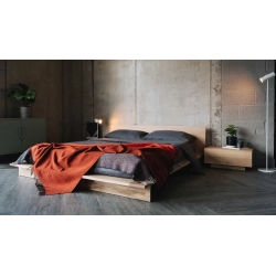 Minimalist Modern Platform Bed Frame Solid Wood