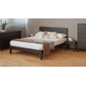 Minimalist Modern Dark Wood Bed Frame