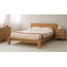 Modern Solid Wood Bed Frame with Nightstands