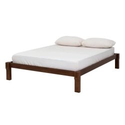 Minimalist Modern Solid Wood Platform Bed Frame Queen Size