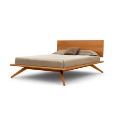 Modern Minimalist Wooden Bed Frame Queen Size
