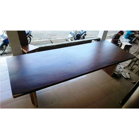 Mulyoharjo Furniture Dining Table Wide Trembesi Wood Supplier 1193