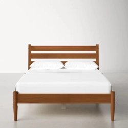 Minimalist Modern Solid Wood Platform Bed Frame