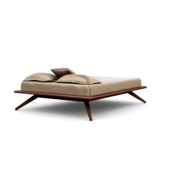 Modern Minimalist Wooden Bed Frame Platform Style