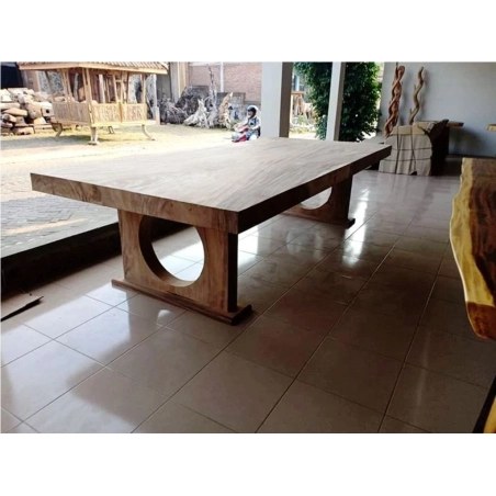 Mulyoharjo Furniture Table Whole Monkey Pod Wood Supplier 1202