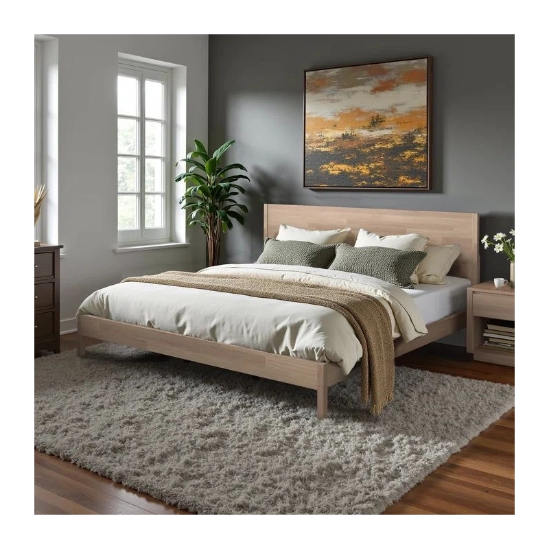 Modern Minimalist Solid Wood Bed Frame Modern Minimalist Solid Wood Bed Frame