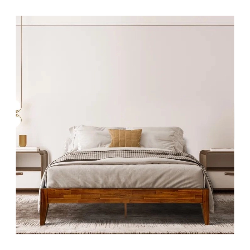 Solid Wood Minimalist Modern Bed Frame Solid Wood Minimalist Modern Bed Frame
