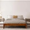 Solid Wood Minimalist Modern Bed Frame