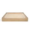Modern Minimalist Wood Platform Bed Frame with Slat Support