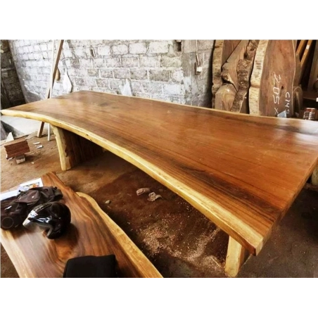 Mulyoharjo Furniture Dining Table Large Suar Wood Supplier 1216