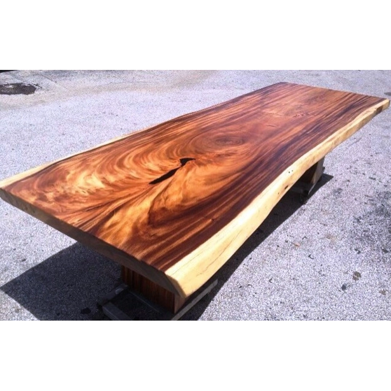 Mulyoharjo Furniture Slab Dining Table Bigest Trembesi Wood Supplier 1218 Mulyoharjo Furniture Slab Dining Table Bigest Trembesi Wood Supplier 1218