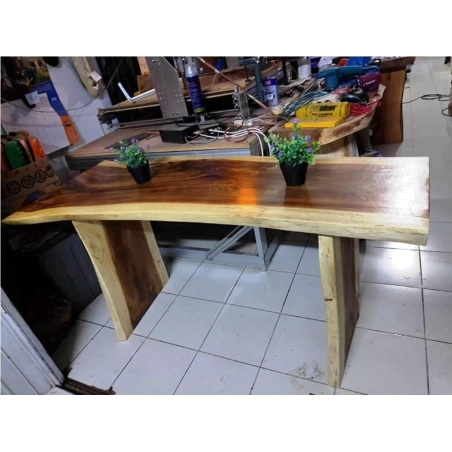 Mulyoharjo Furniture Slab Dining Table Thick Ki Hujan Supplier 1220