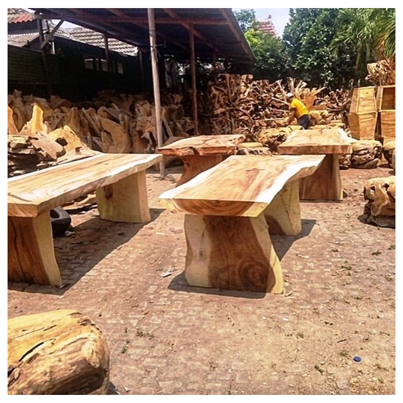 Mulyoharjo Furniture Dining Table Slab Bigest Suar Wood Supplier 1223 Mulyoharjo Furniture Dining Table Slab Bigest Suar Wood Supplier 1223