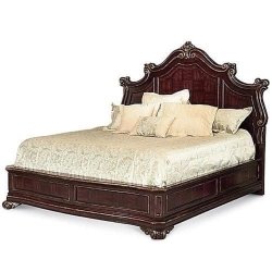 Ornate Classic Carved Solid Wood Bed Frame