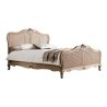 French Provincial Rattan Cane Wood Bed Frame Classic Design