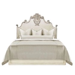 Luxury Ornate Carved Wood Bed Frame