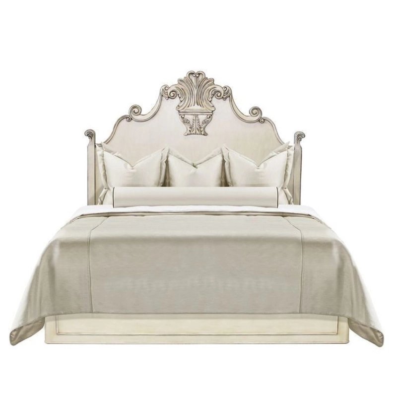 Luxury Ornate Carved Wood Bed Frame Luxury Ornate Carved Wood Bed Frame