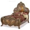Ornate Classic Carved Wooden Bed Frame Luxurious Design Queen King Size