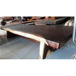 Mulyoharjo Furniture Slab Table Whole Monkey Pod Wood Supplier 1242