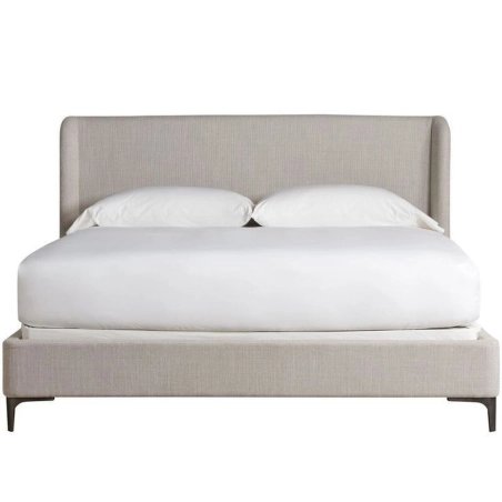 Modern Upholstered Fabric Platform Bed Frame