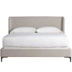 Modern Upholstered Fabric Platform Bed Frame