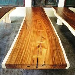 Mulyoharjo Furniture Slab Table Bigest Suar Wood Supplier 1249