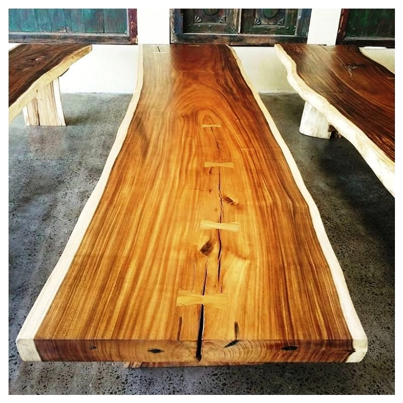Mulyoharjo Furniture Slab Table Bigest Suar Wood Supplier 1249