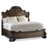 Exquisite Handcrafted Wooden Bed with Ornate Carvings