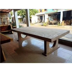 Mulyoharjo Furniture Slab Dining Table Whole Monkey Pod Wood Supplier 1257