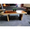 Mulyoharjo Furniture Dining Table Large Monkey Pod Wood Supplier 1258