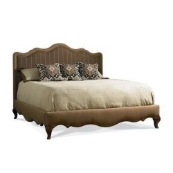 Elegant Upholstered Classic Traditional Bed Frame