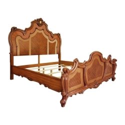 Ornate Classic Carved Wood Bed Frame