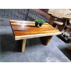 Mulyoharjo Furniture Table Solid Monkey Pod Wood Supplier 1263