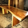 Mulyoharjo Furniture Slab Dining Table Bigest Monkey Pod Wood Supplier 1264