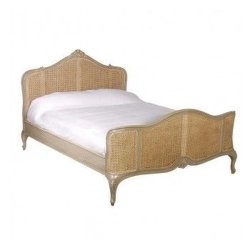 Classic French Provincial Rattan Bed Frame