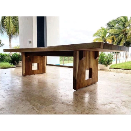 Mulyoharjo Furniture Dining Table Bigest Trembesi Wood Supplier 1269