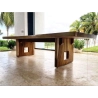 Mulyoharjo Furniture Dining Table Bigest Trembesi Wood Supplier 1269